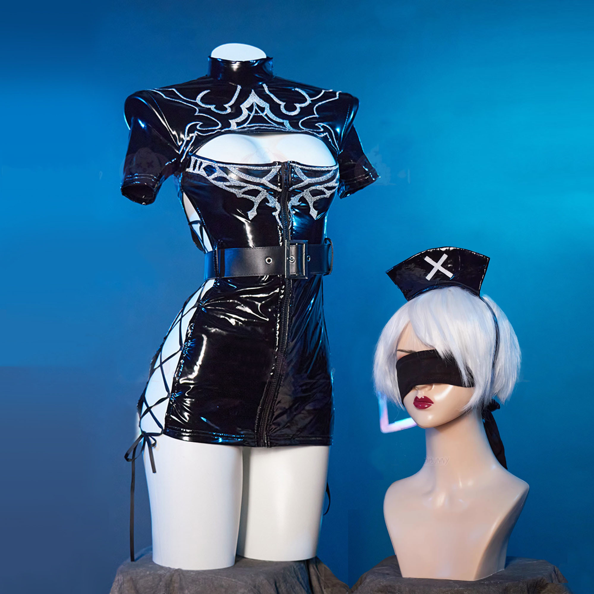Anime Cosplay Nurse - NieR: Automata 2B Cosplay Kostüm Kadınlar