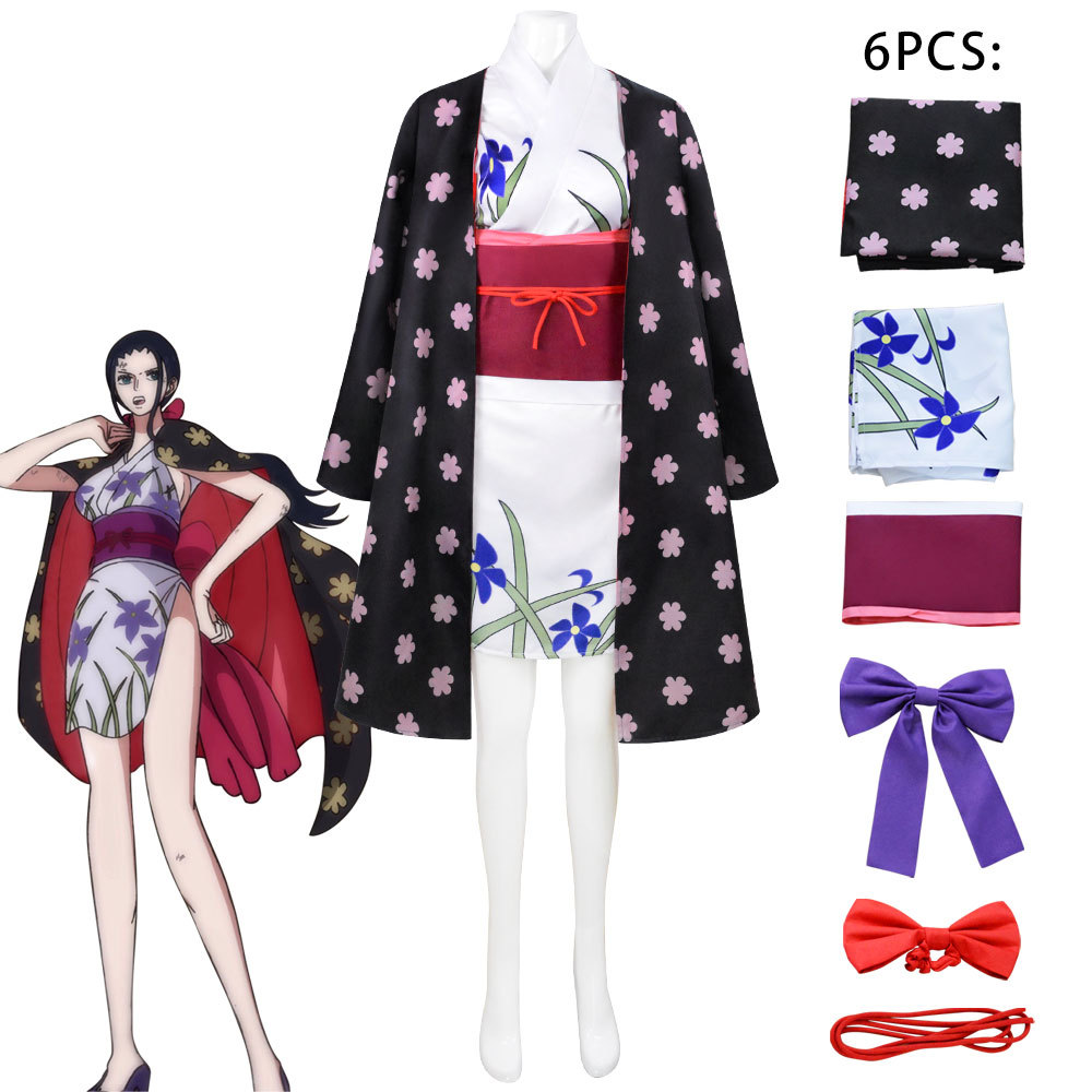 Anime Cosplay Robin - Kadın Kıyafeti Nico Robin Cosplay Kostümü