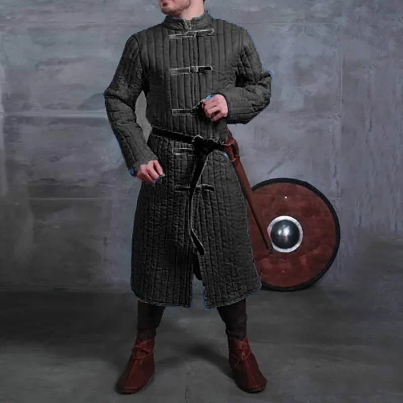 Anime Cosplay Youtube Shorts - Ortaçağ Savaşçı Şövalyeleri Larp Kostüm Gambeson