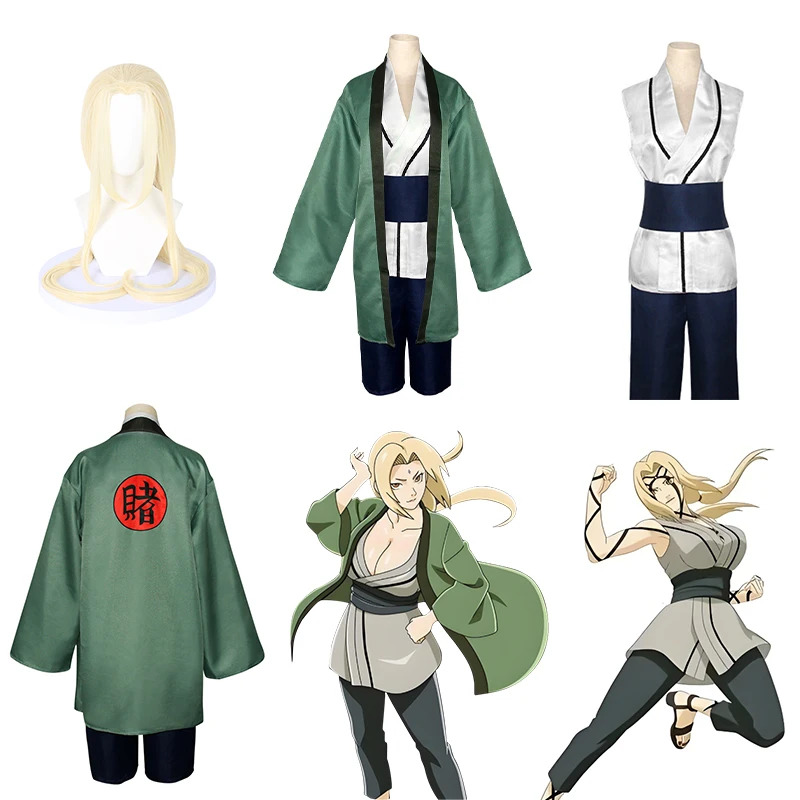 Anime Cosplay Youtube Shorts - Tsunade Cosplay Kostüm Anime Karikatür Kız