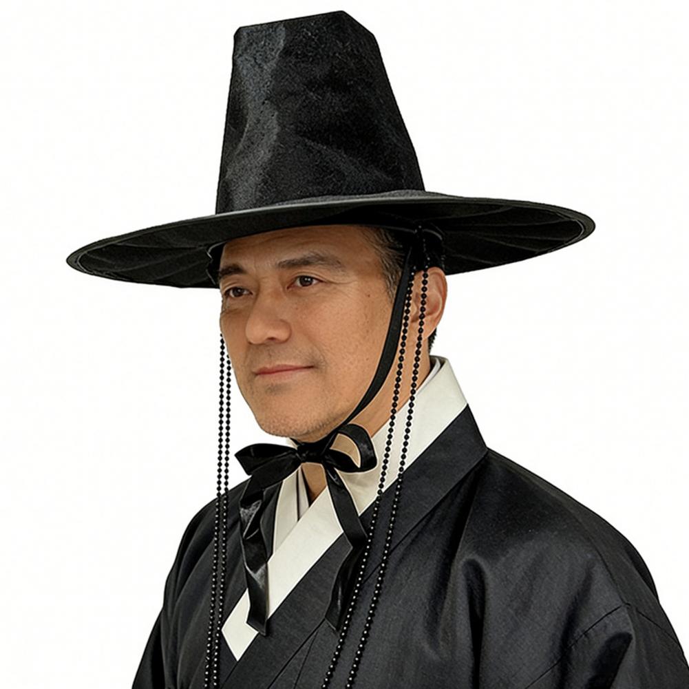 Cosplay Korean Anime - Kore Geleneksel Şapkası, Anime Cosplay Aksesuarı,