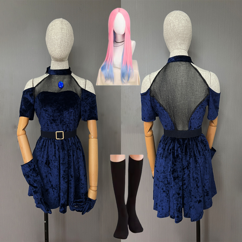 Anime Cosplay Blue Hair - Anime Alien Stage Mizi Cosplay Kostüm