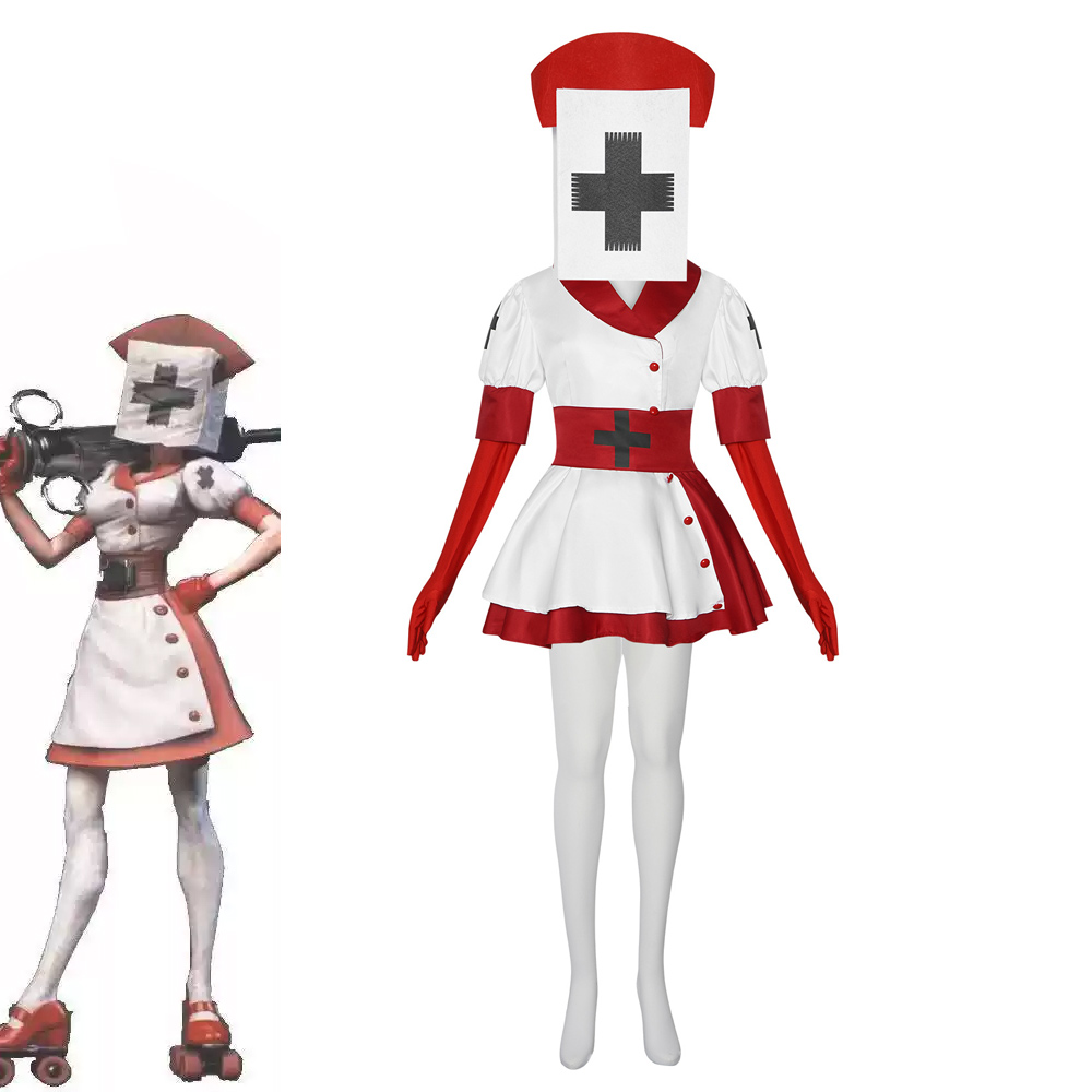 Anime Cosplay Nurse - Oyun Dark Deception Reaper Hemşireler Cosplay