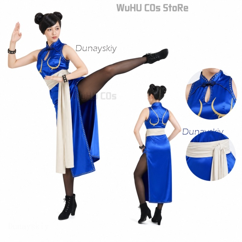 Anime Cosplay Live - Yetişkin Seksi Sokak Chun Li Cosplay