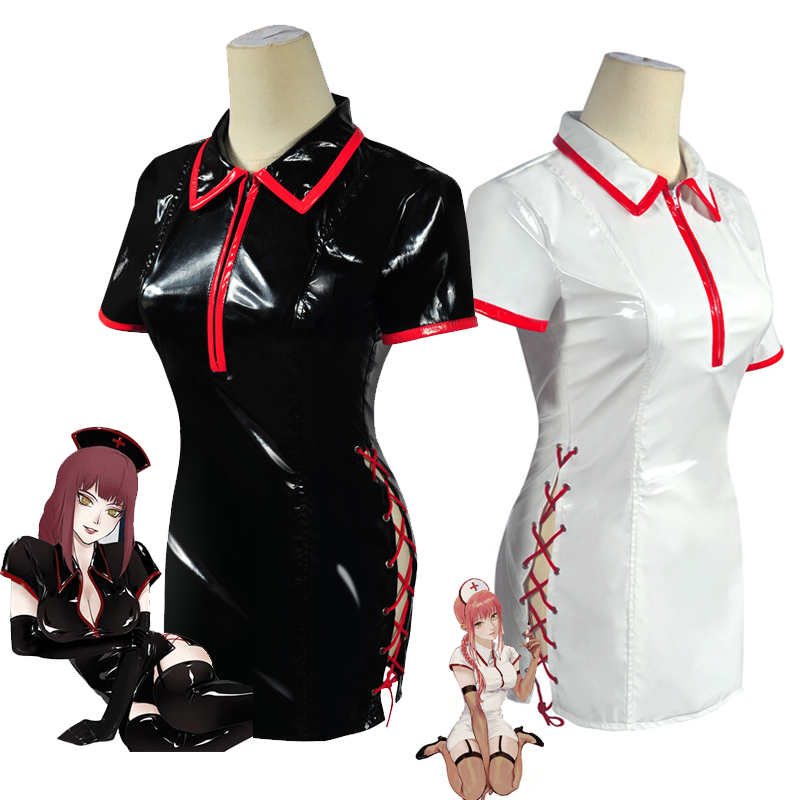 Anime Cosplay Nurse - Anime testere adam Cosplay kostüm Makima
