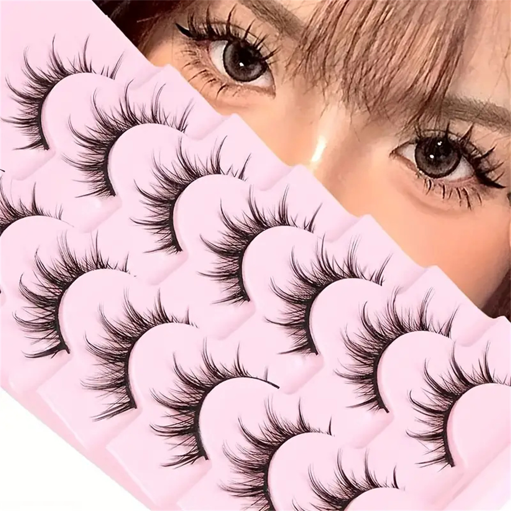 Cosplay Korean Anime - Doğal Görünümlü Takma Kirpikler Anime Wispy