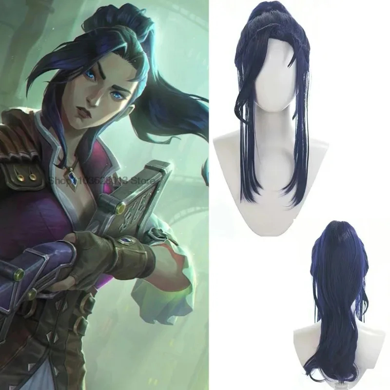 w;3'c\6,b' Caitlyn Kiramman Ar - Anime Cosplay Blue Hair incelemesi ve fiyatı