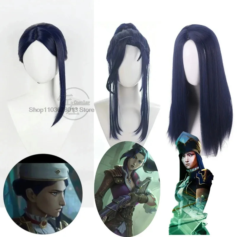 w;3'c\6,b' Caitlyn Kiramman Ar - Anime Cosplay Blue Hair incelemesi ve fiyatı