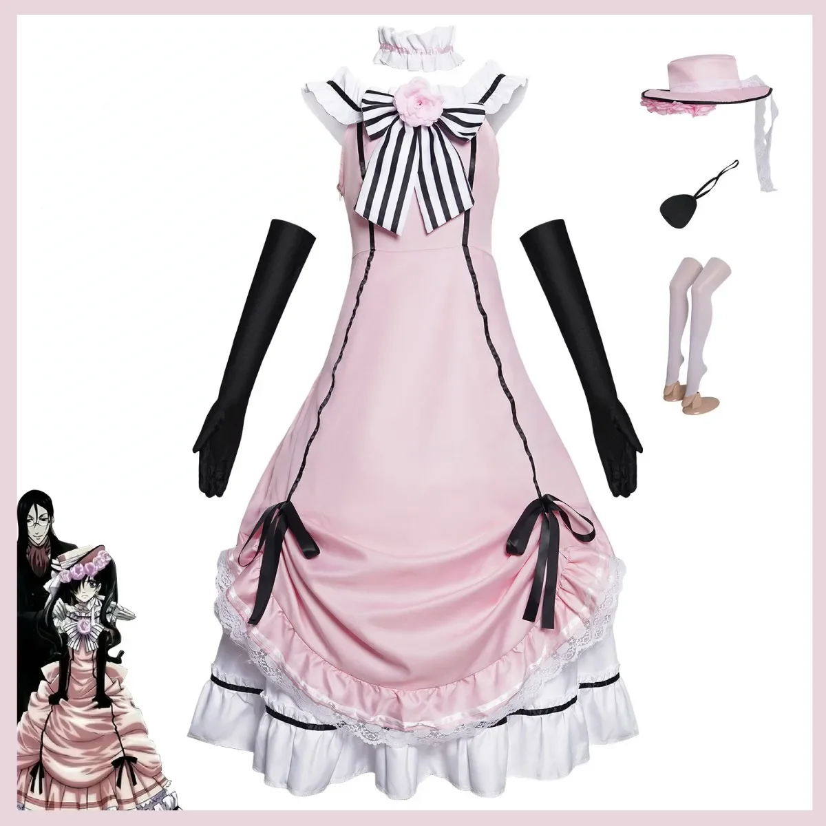 Anime Siyah Butler Ciel Phanto - Anime Cosplay Robin incelemesi ve fiyatı