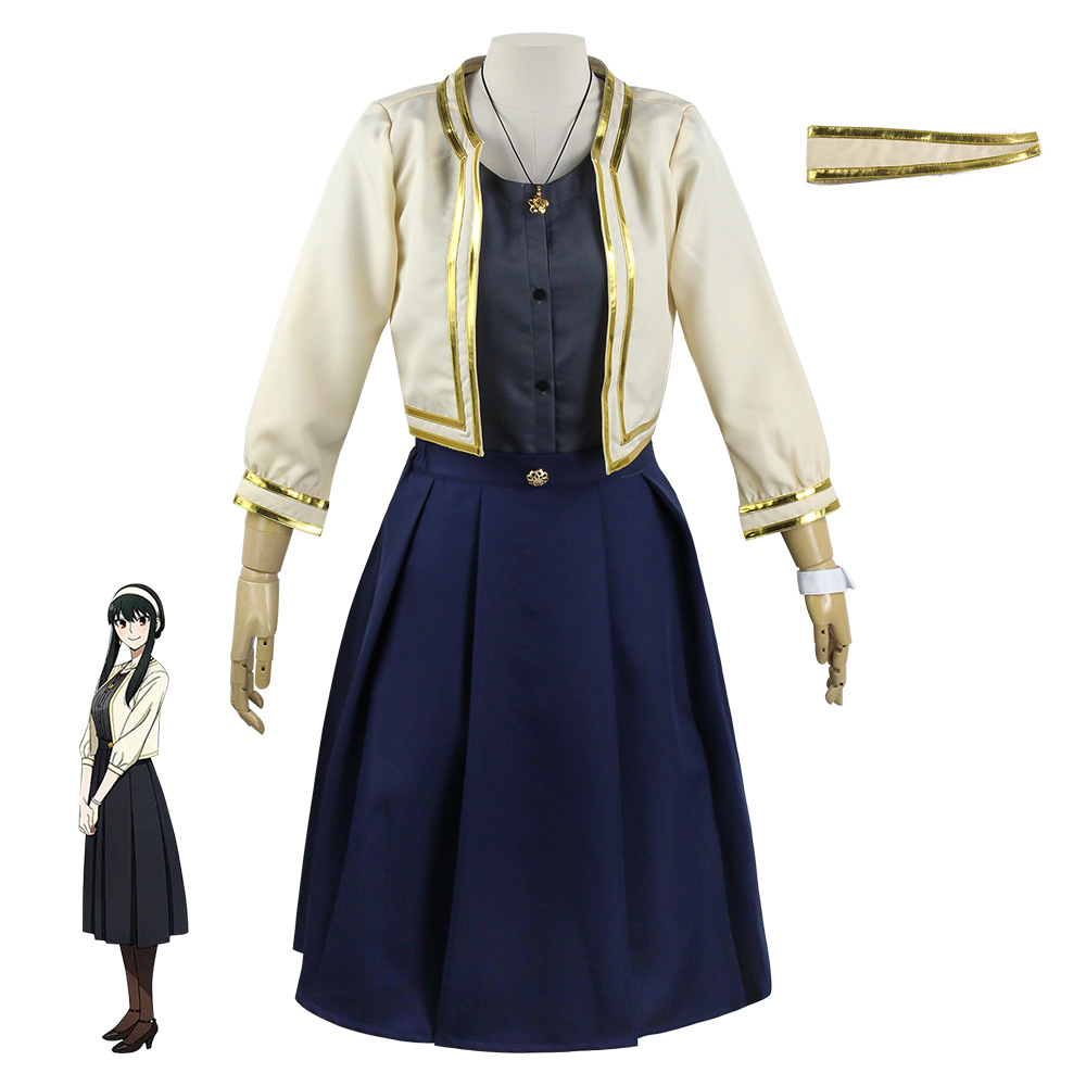 Anime Spy x Family Yor Forger  - Anime Cosplay Blue Hair incelemesi ve fiyatı