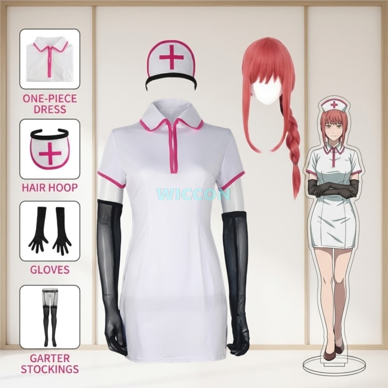 Anime Chainsaw Man Cosplay Kos - Anime Cosplay Nurse incelemesi ve fiyatı
