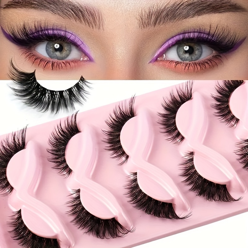 5 Çift Kedi Gözü Takma Kirpik  - Anime Cosplay Lashes incelemesi ve fiyatı