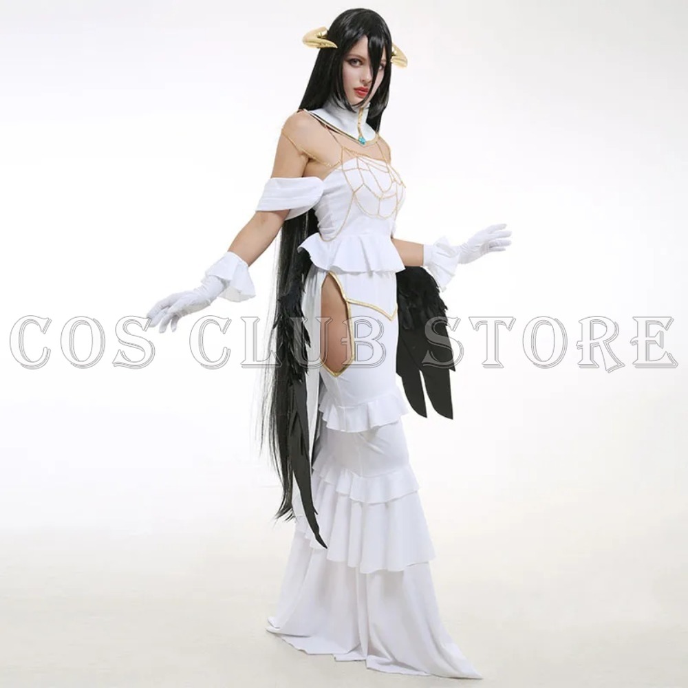 Anime OVERLORD elbiseler Cospl - Anime Cosplay Albedo incelemesi ve fiyatı