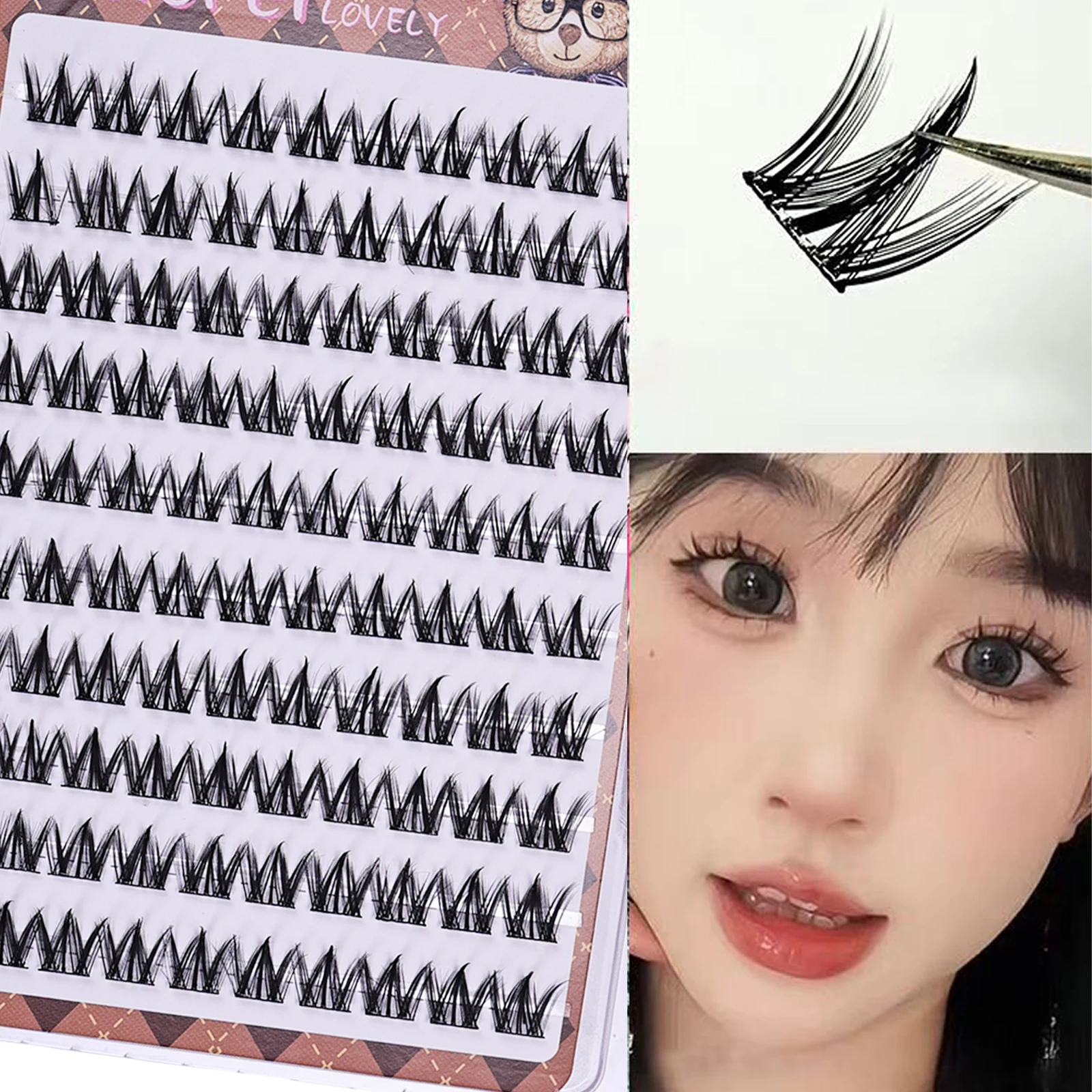 Hacimli Manga Gözler için W-şe - Anime Cosplay Lashes incelemesi ve fiyatı