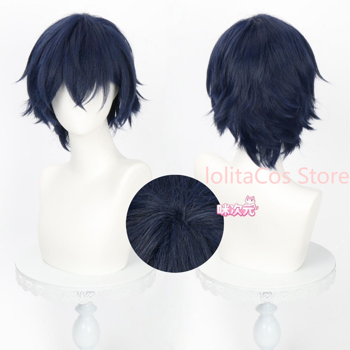 Genshin Impact Valeriy Cosplay - Anime Cosplay Blue Hair incelemesi ve fiyatı