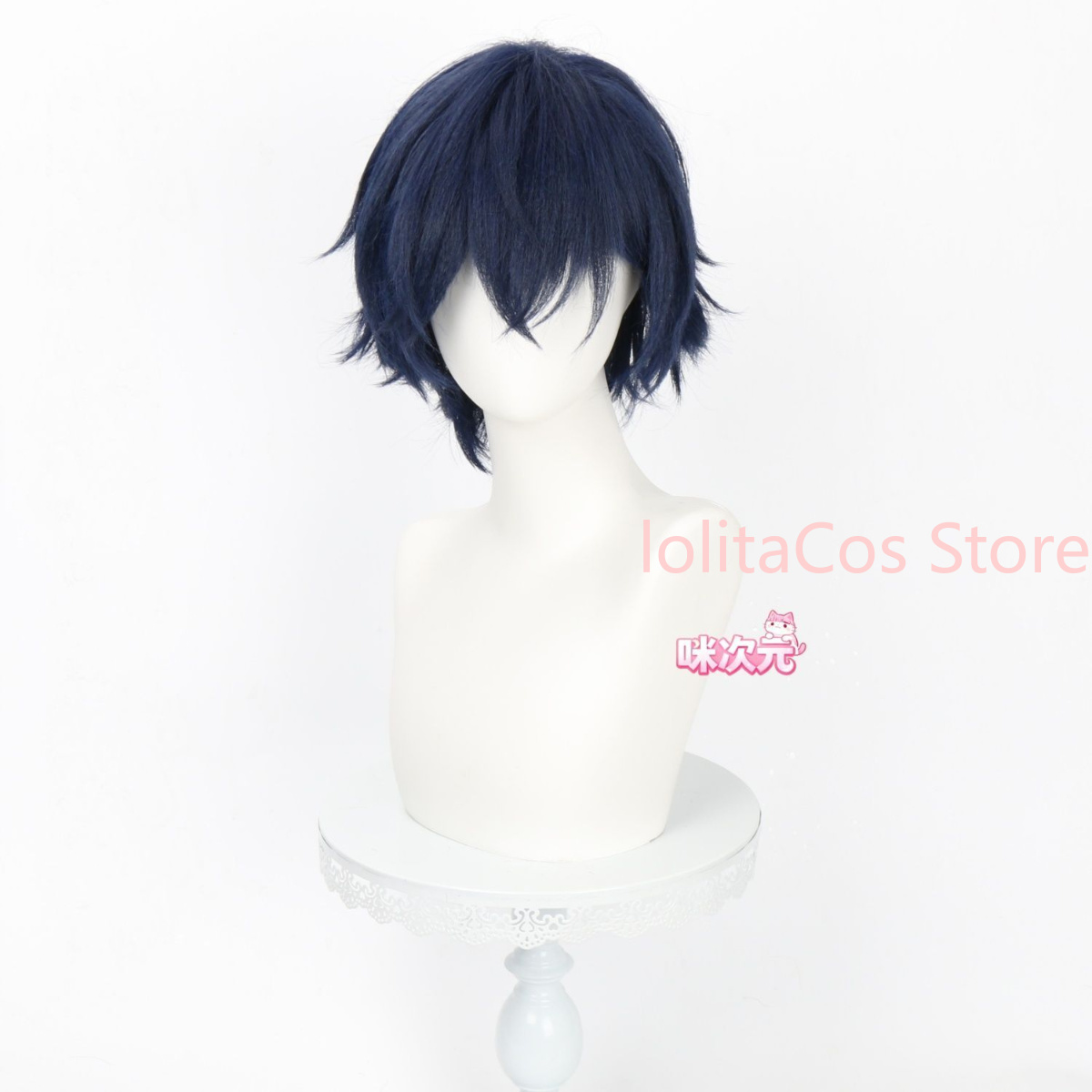 Genshin Impact Valeriy Cosplay - Anime Cosplay Blue Hair incelemesi ve fiyatı