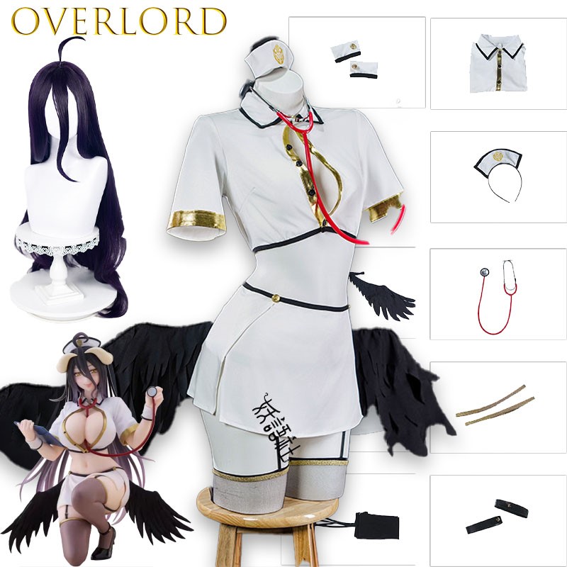 OVERLORD Albedo Hemşire Cospla - Anime Cosplay Albedo incelemesi ve fiyatı