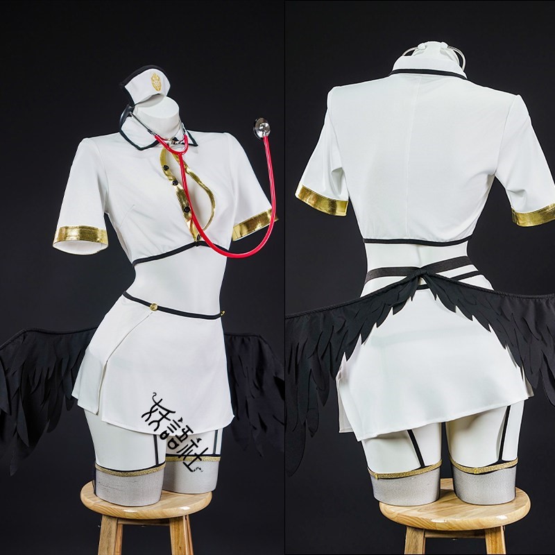 OVERLORD Albedo Hemşire Cospla - Anime Cosplay Albedo incelemesi ve fiyatı