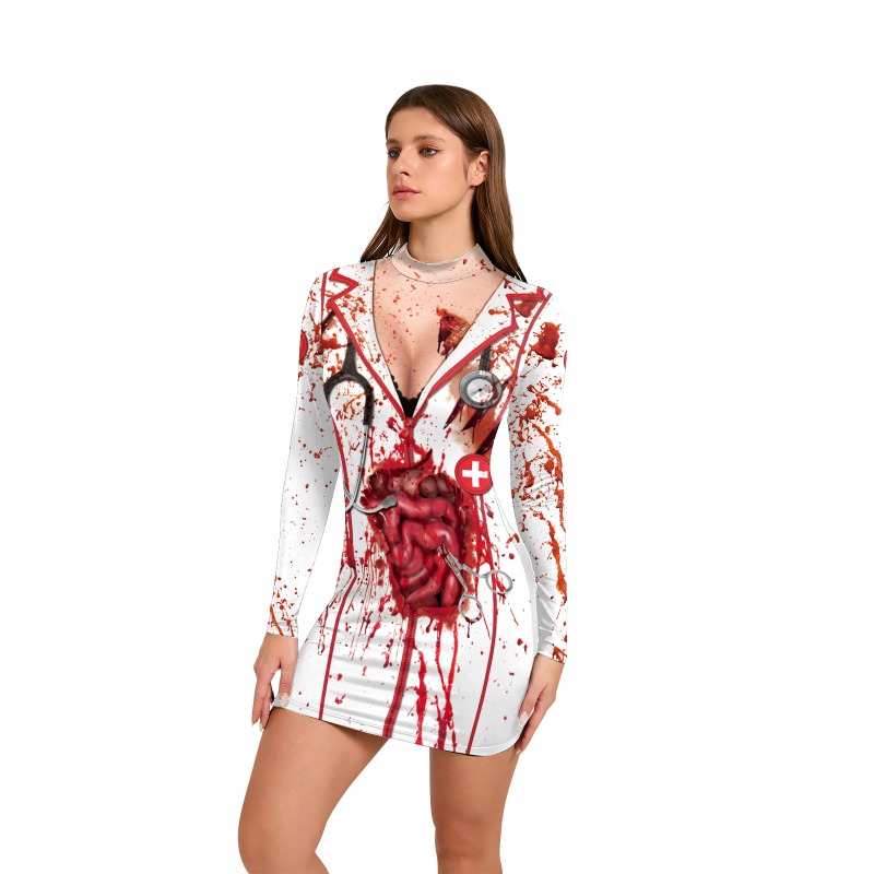 Cadılar Bayramı Hemşire Vampir - Anime Cosplay Nurse incelemesi ve fiyatı