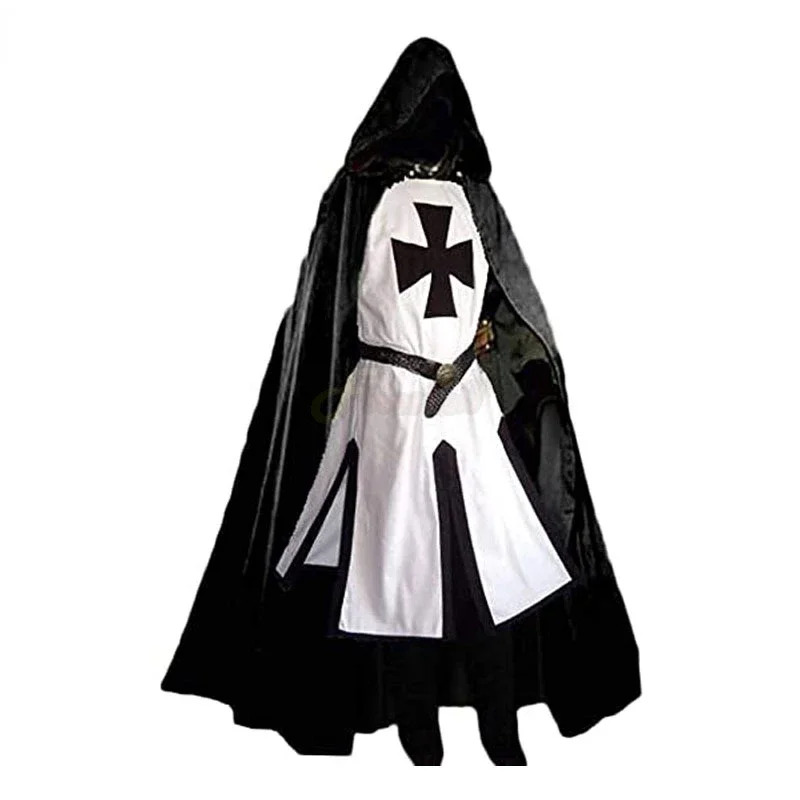 S-4XL Erkekler Ortaçağ Haçlı Ş - Anime Cosplay Youtube Shorts incelemesi ve fiyatı