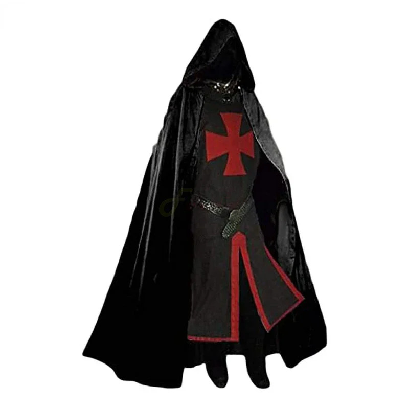 S-4XL Erkekler Ortaçağ Haçlı Ş - Anime Cosplay Youtube Shorts incelemesi ve fiyatı