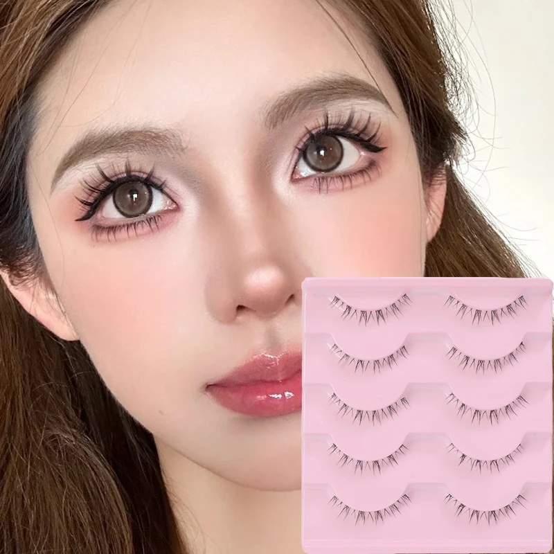 5 çift Doğal Alt Kirpik Paketi - Anime Cosplay Lashes incelemesi ve fiyatı