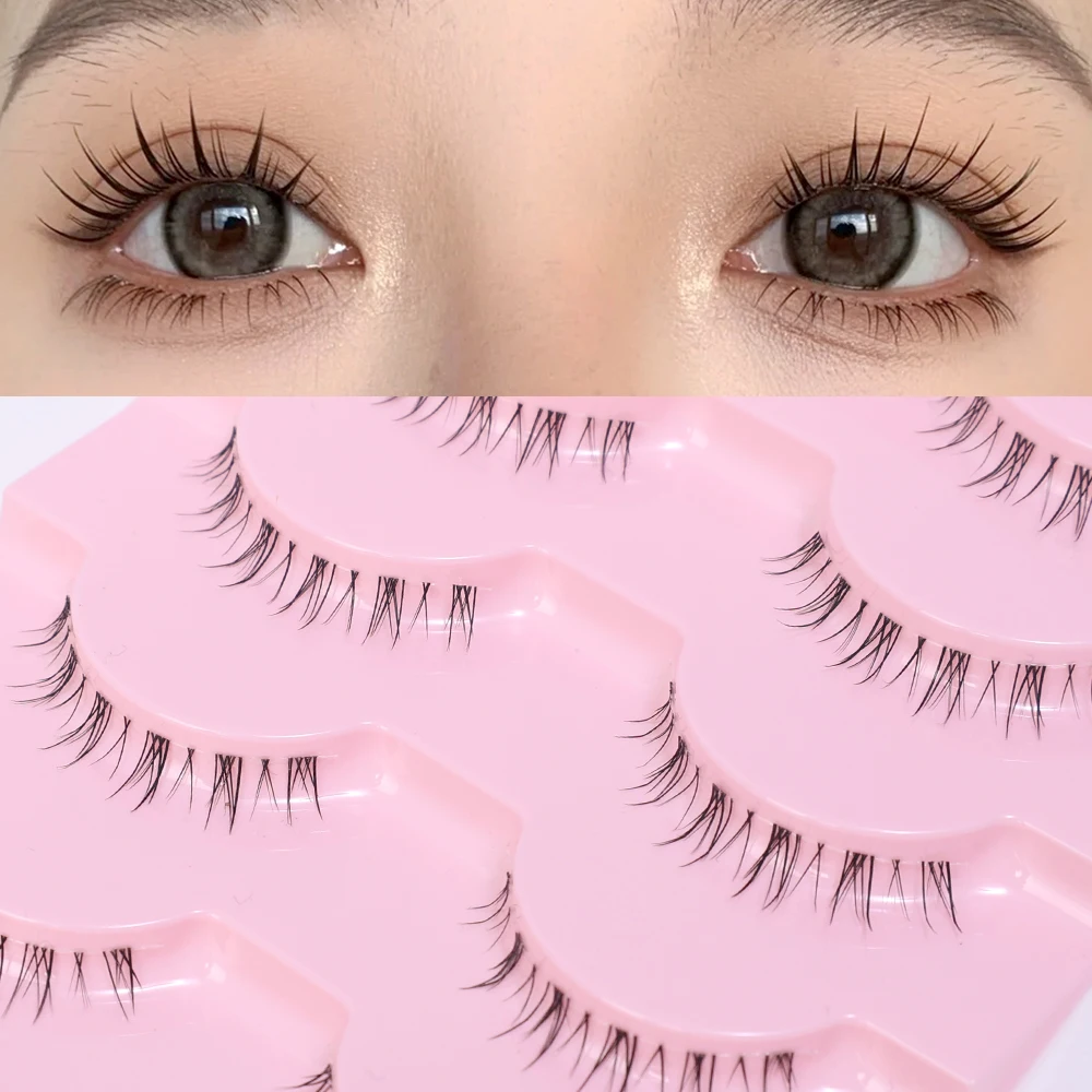 5 çift Doğal Alt Kirpik Paketi - Anime Cosplay Lashes incelemesi ve fiyatı
