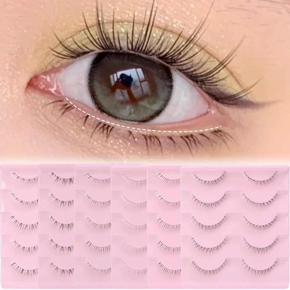 5 çift Doğal Alt Kirpik Paketi - Anime Cosplay Lashes incelemesi ve fiyatı