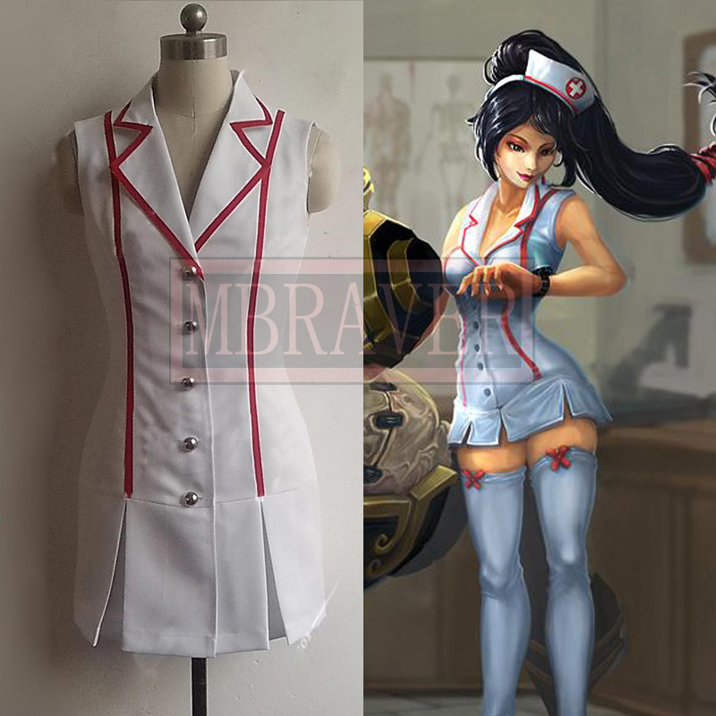 2025 Lol Akali Cilt Hemşiresi  - Anime Cosplay Nurse incelemesi ve fiyatı