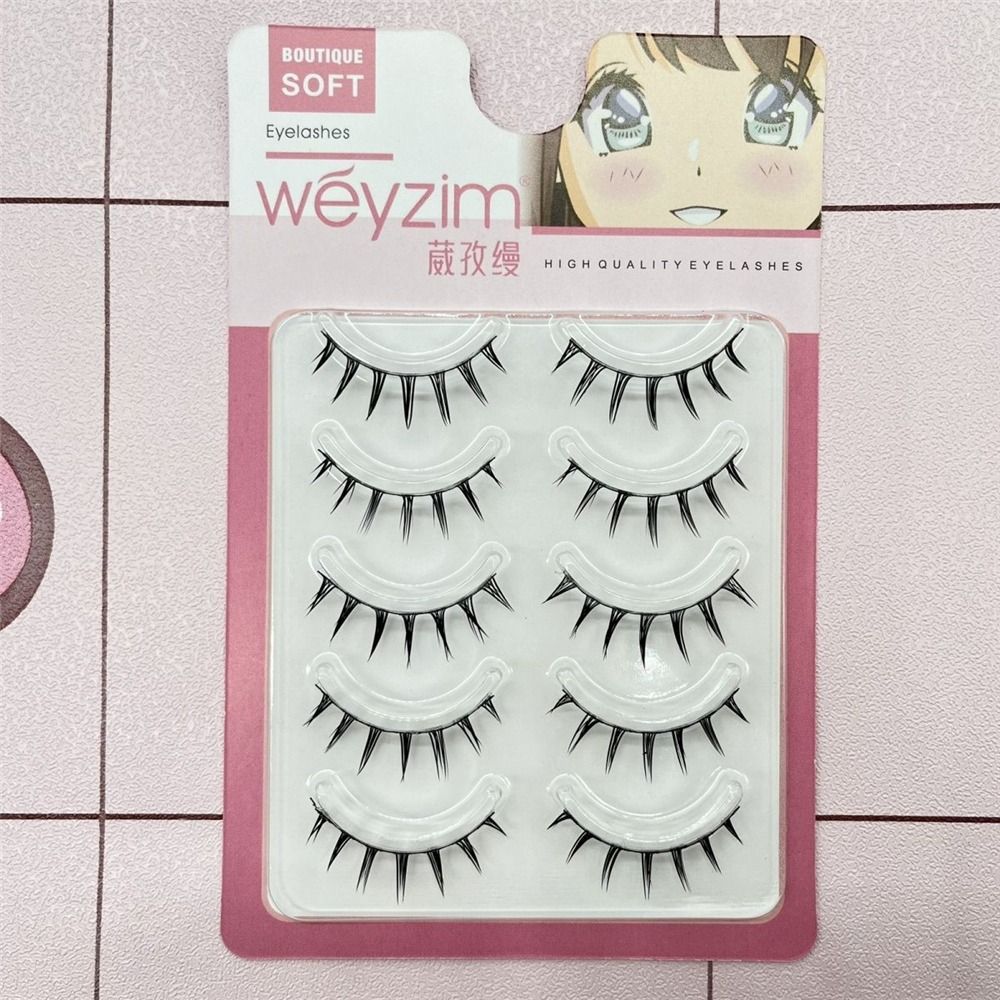 5 Çift Paket Japon Cosplay Tak - Anime Cosplay Lashes incelemesi ve fiyatı